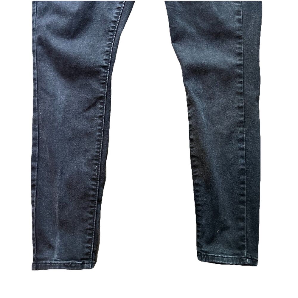 Denizen By Levi's Ultra High Rise Super Skinny Black Denim Jeans Women's 12 - Picture 2 of 11
